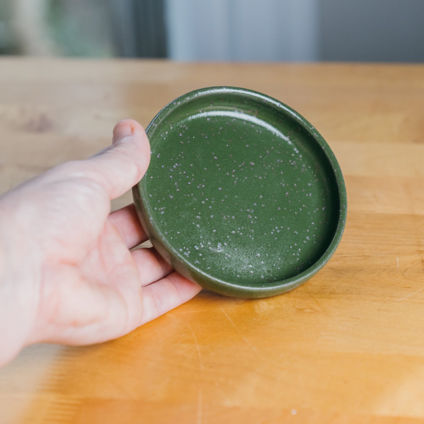 Forest Green Trinket Dishes
