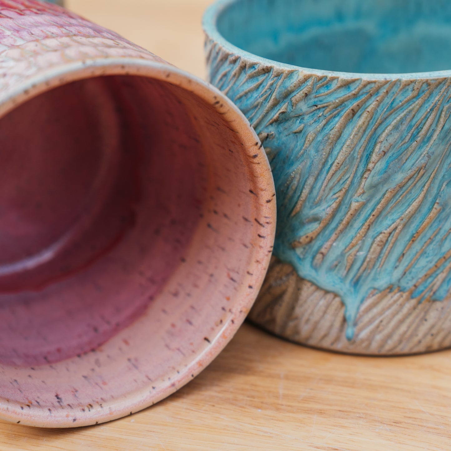 Utensil Crock - Orange Sunrise