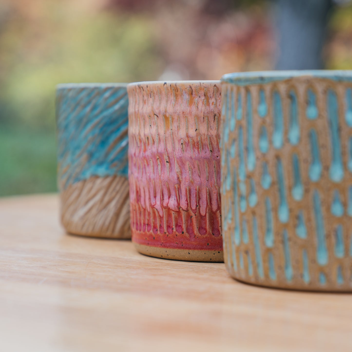 Utensil Crock - Sea Spray Waves