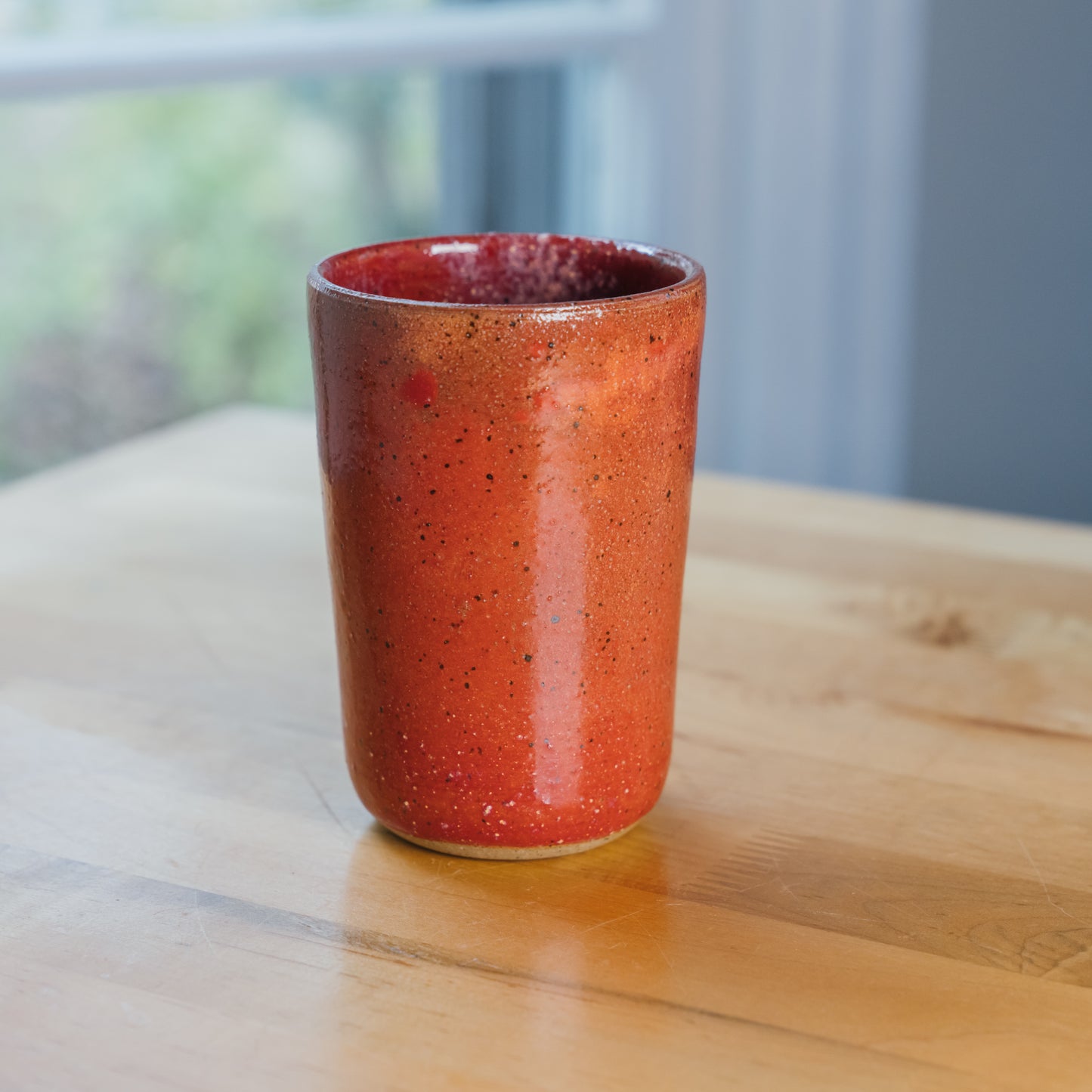 Red Shimmer Tumblers (Pair)