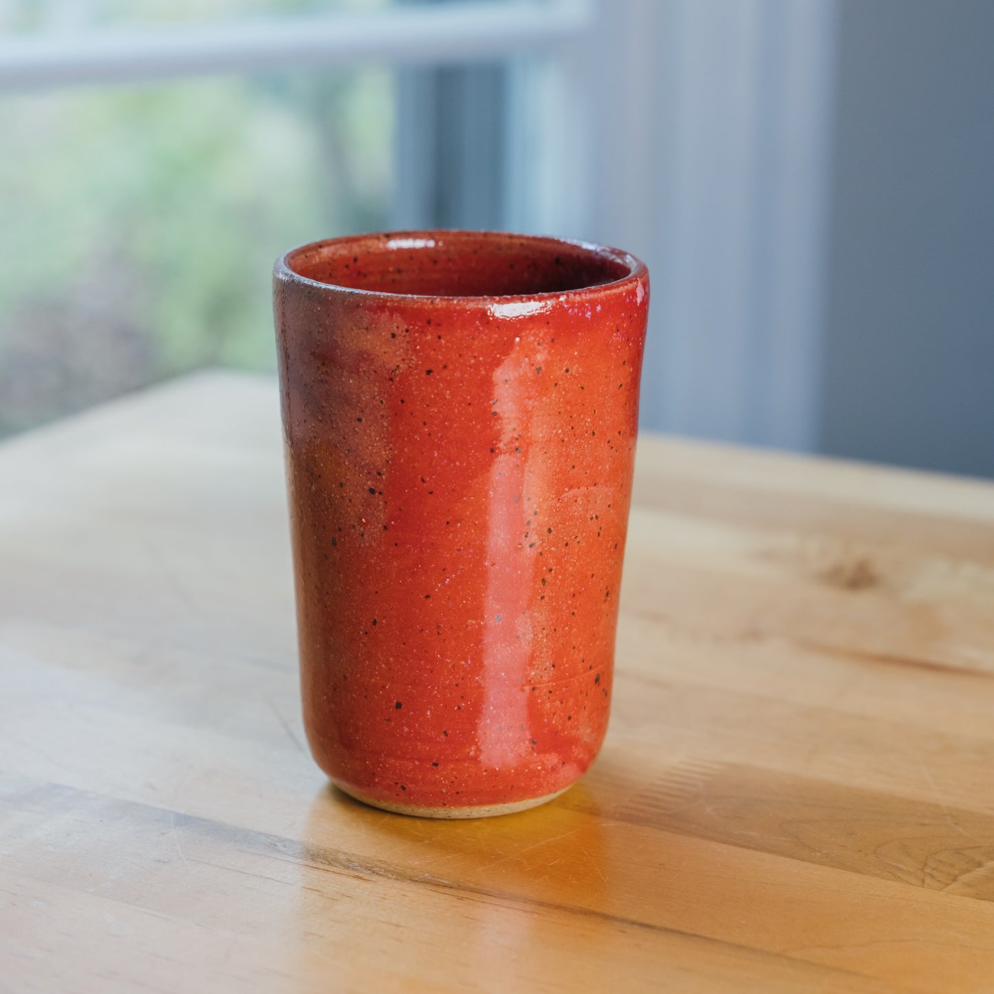 Red Shimmer Tumblers (Pair)