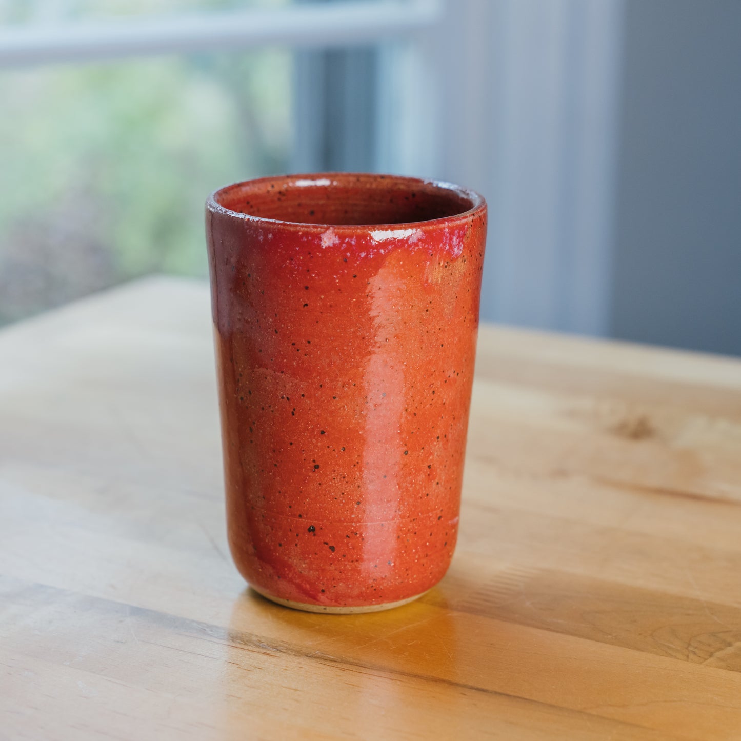 Red Shimmer Tumblers (Pair)