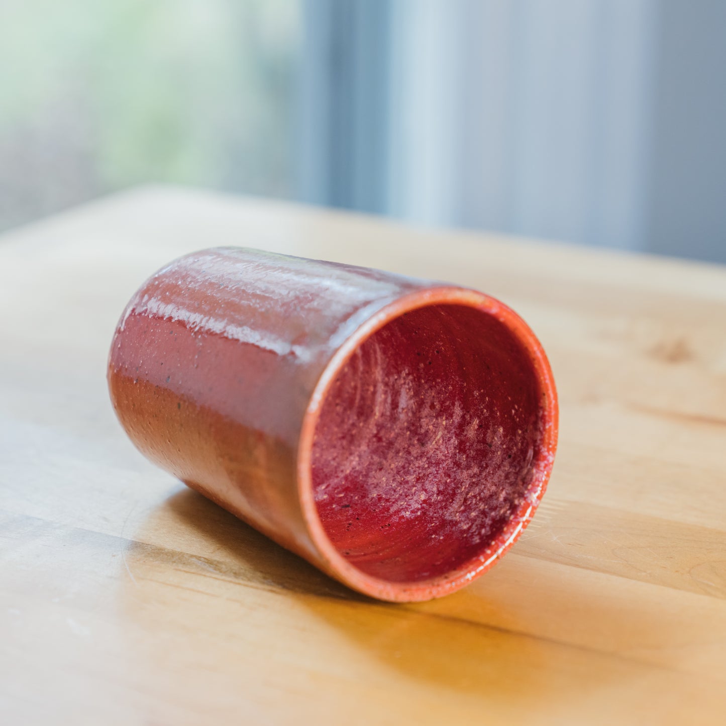 Red Shimmer Tumblers (Pair)