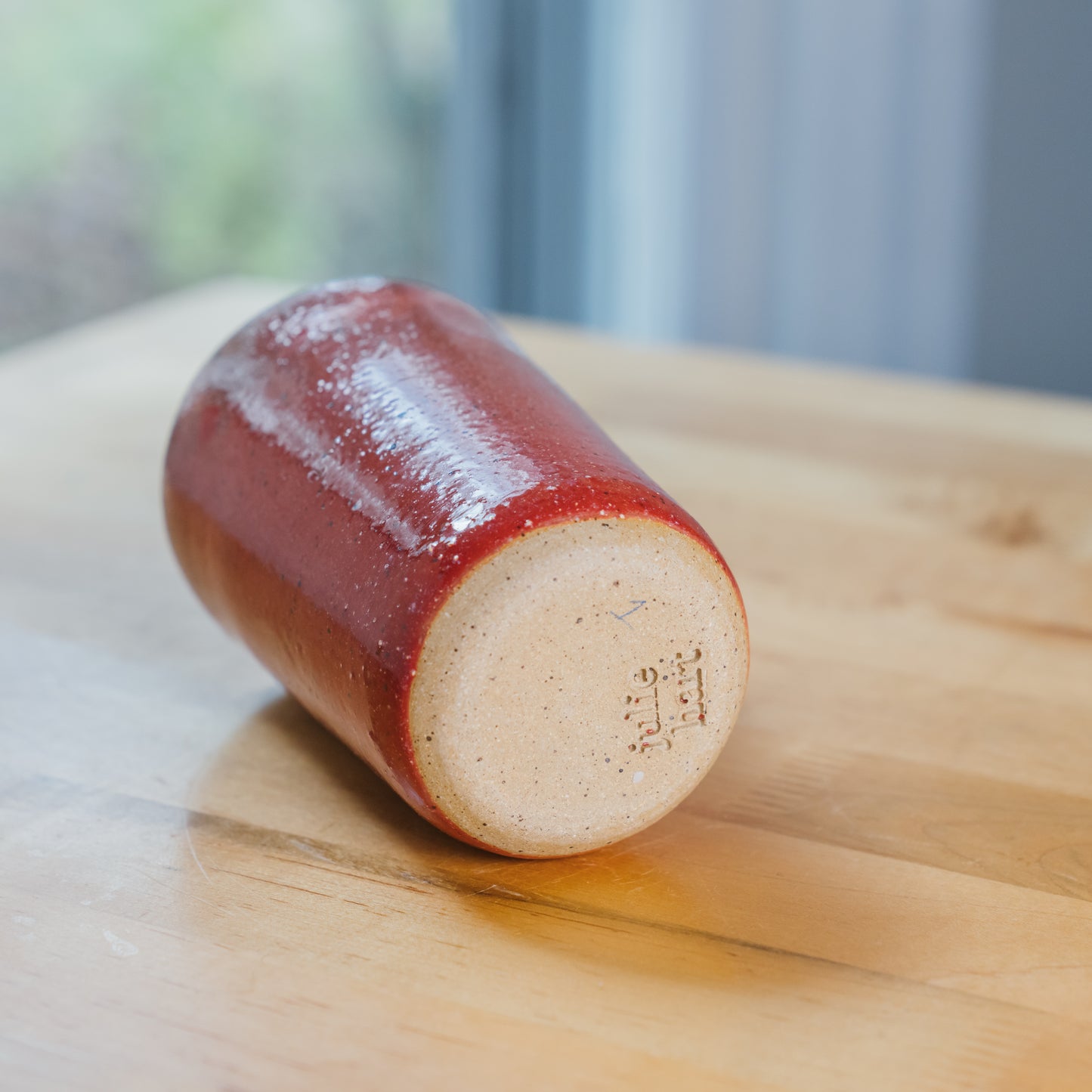 Red Shimmer Tumblers (Pair)