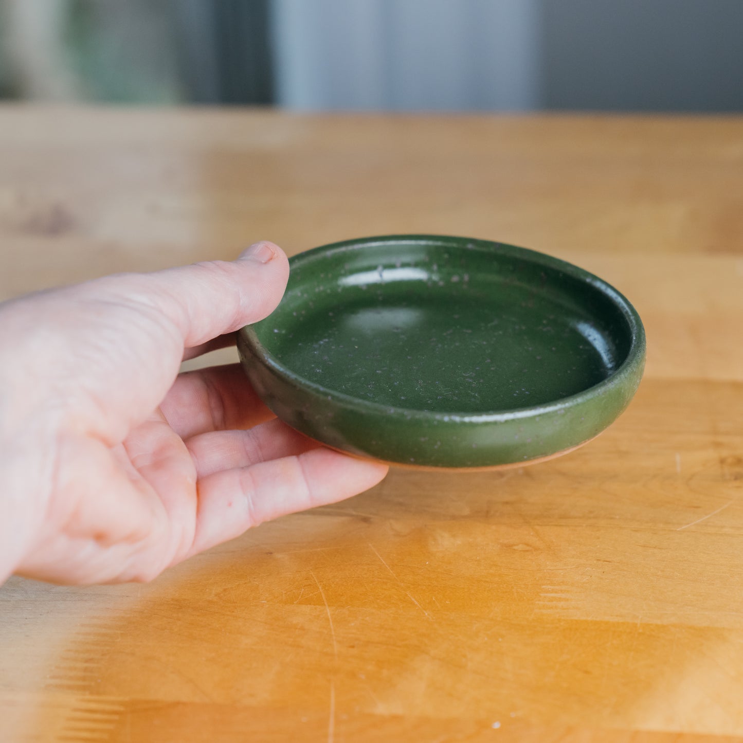 Forest Green Trinket Dishes