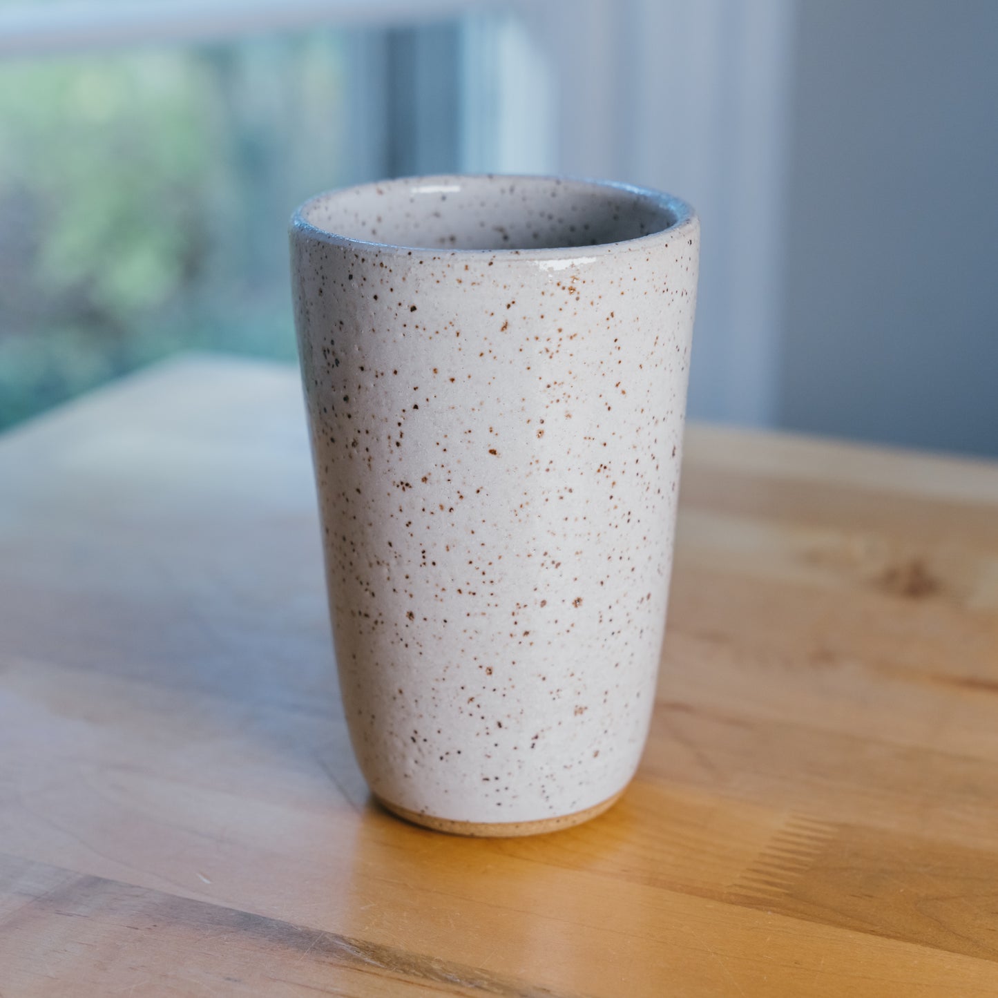 Tall White Tumblers (Pair)