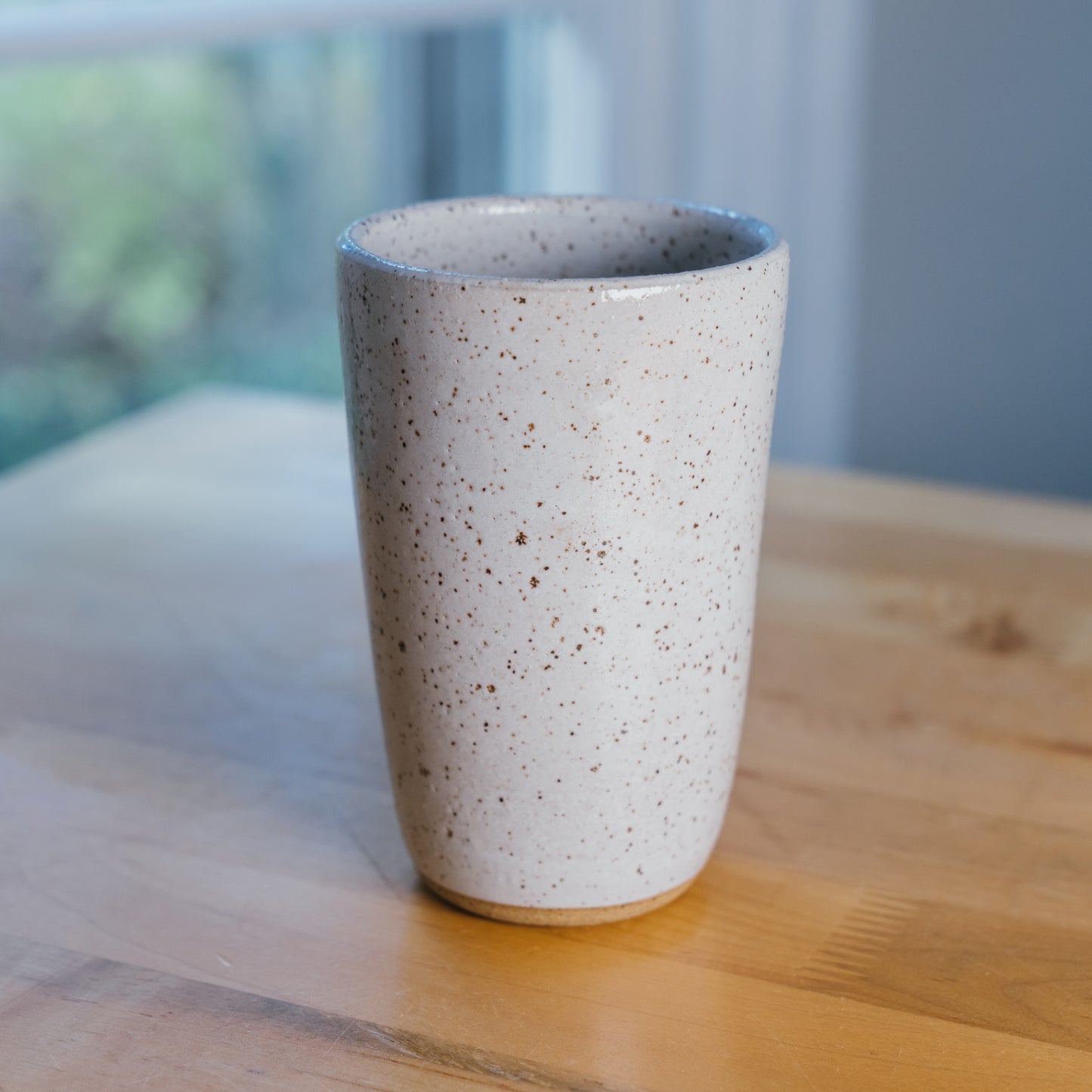 Tall White Tumblers (Pair)