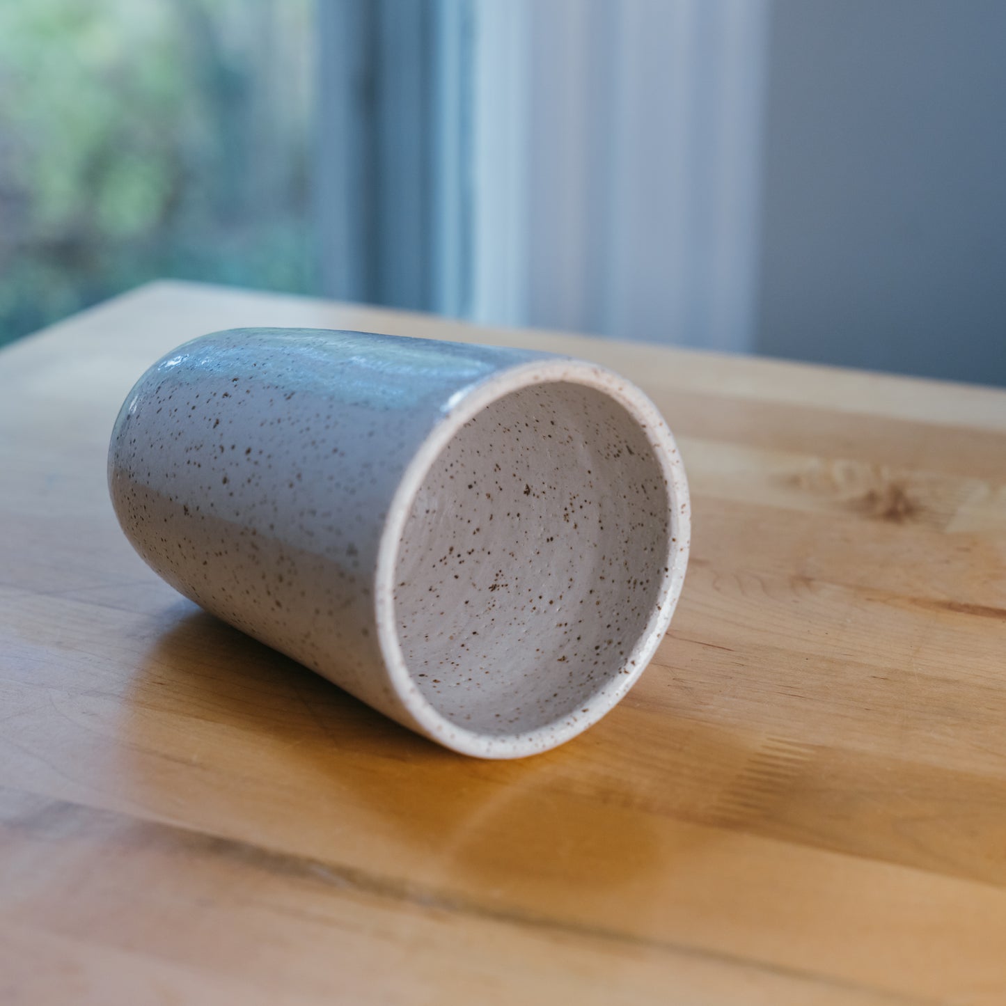 Tall White Tumblers (Pair)