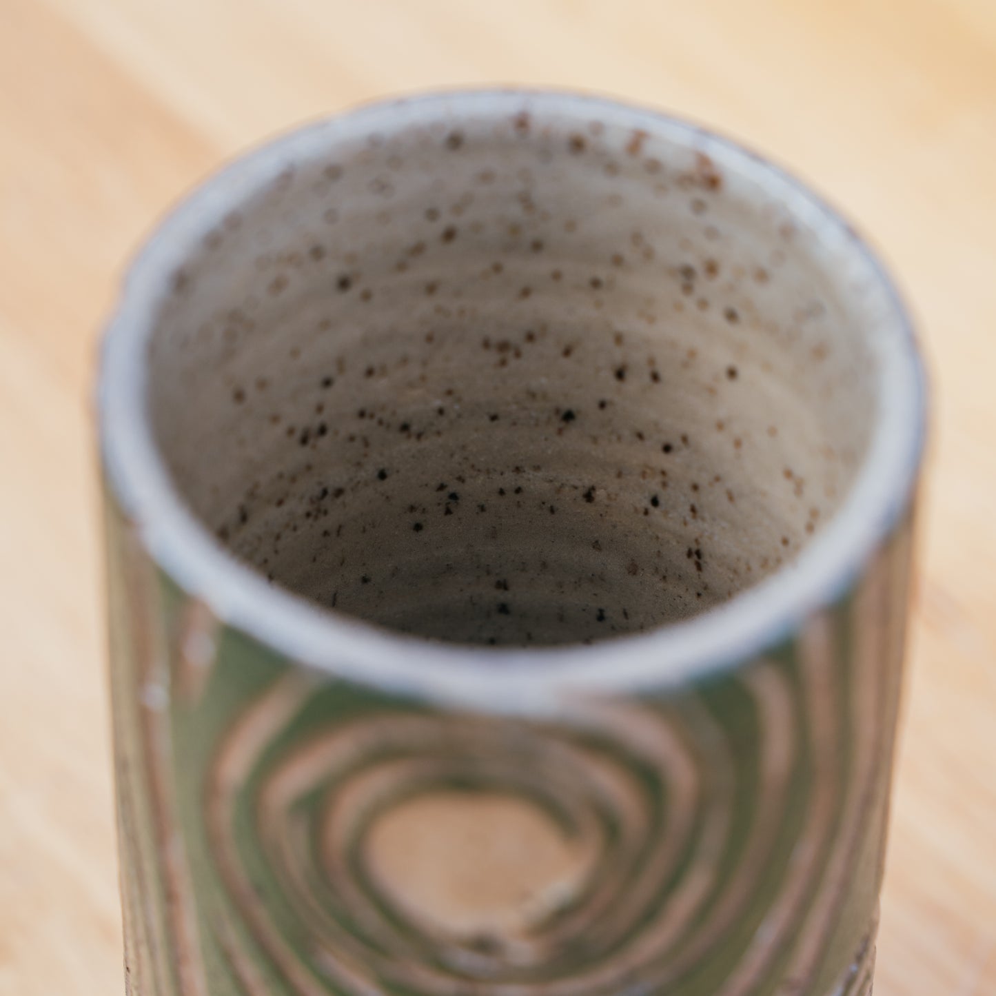 Wood Grain Carved Vase