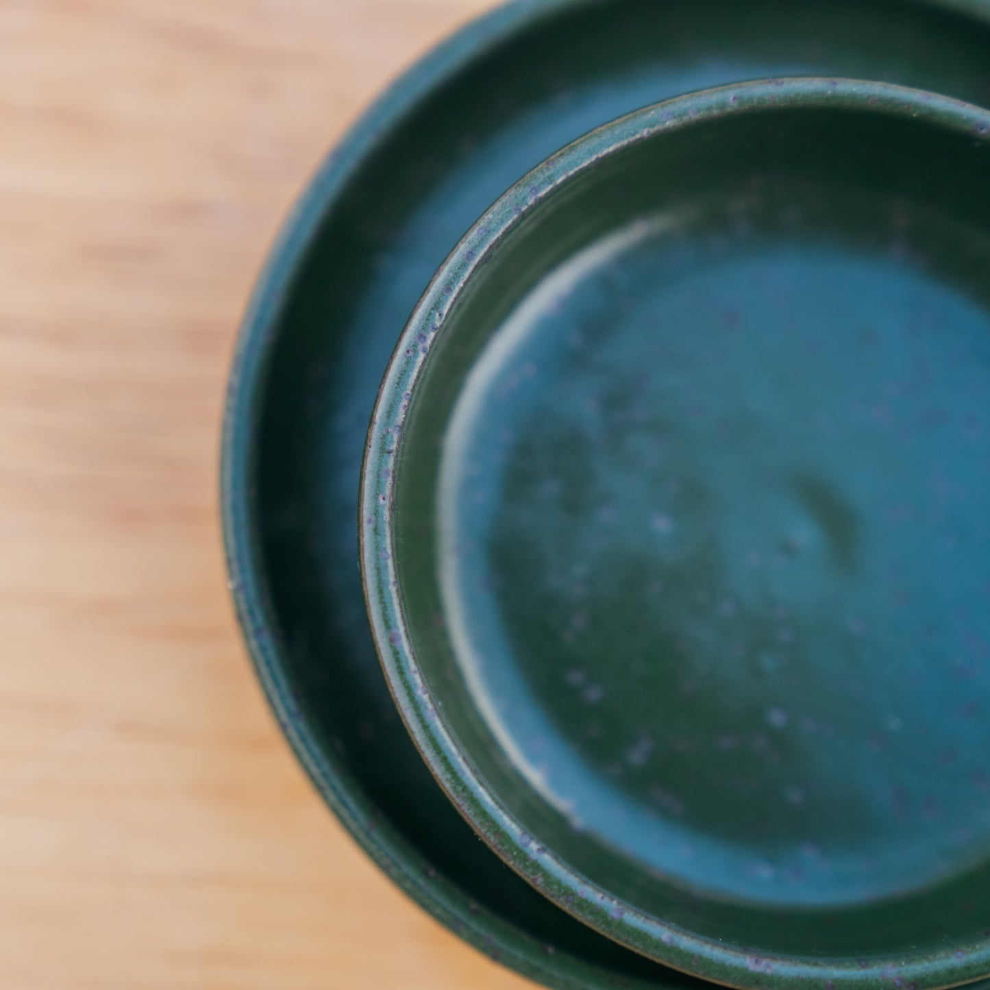 Forest Green Trinket Dishes