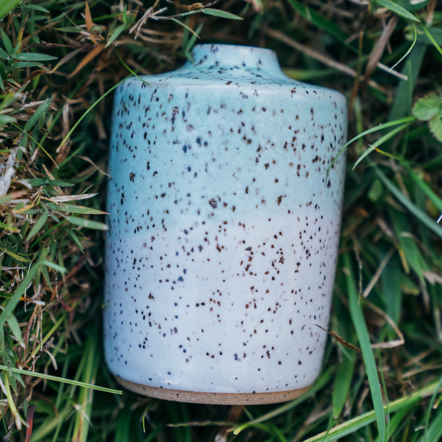 Two Tone Bottle Bud Vase
